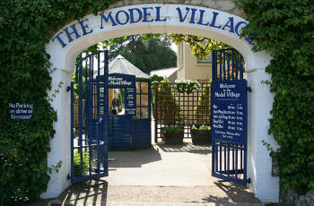 Entrance to The Model Village, Godshill